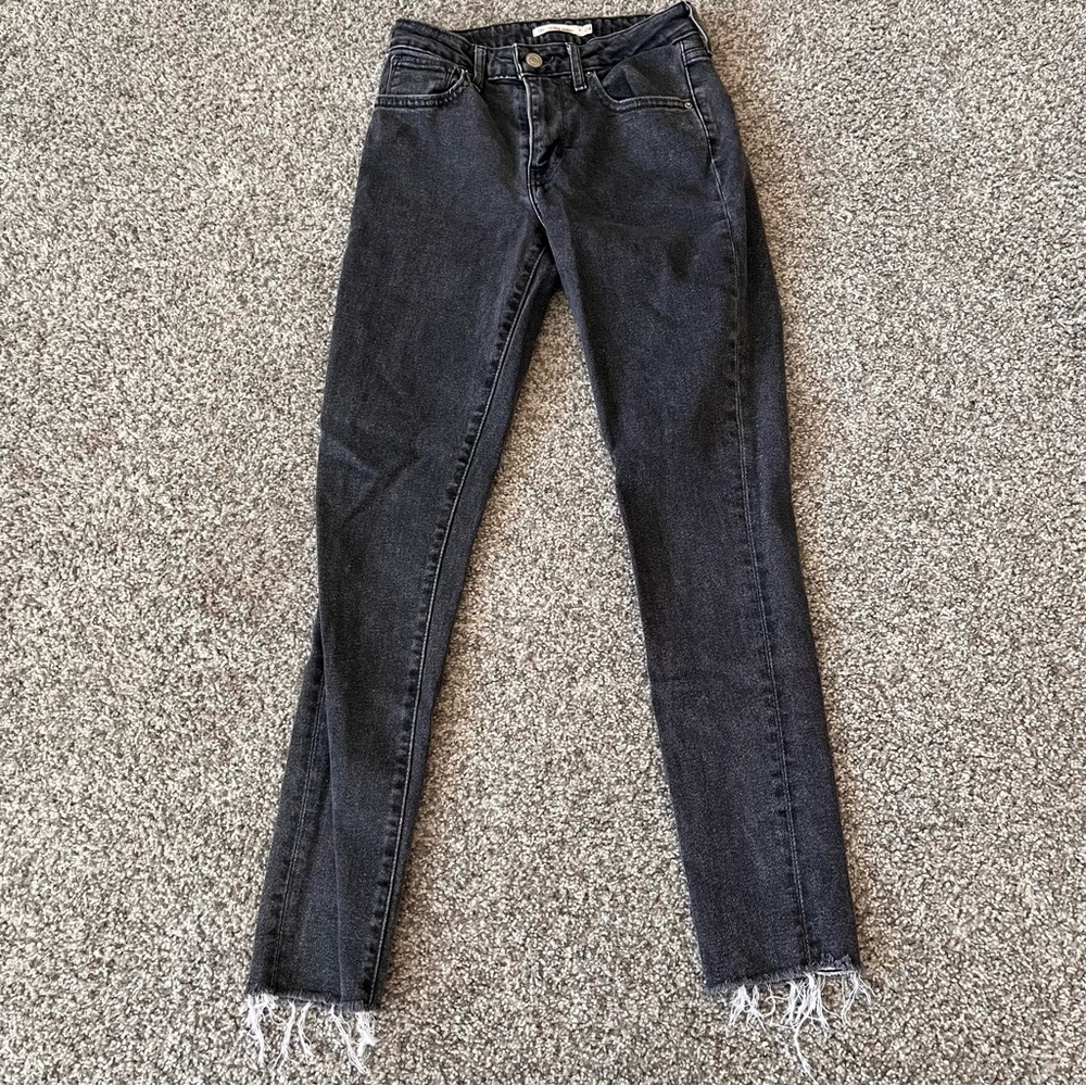 Black High rise skinny Levi’s